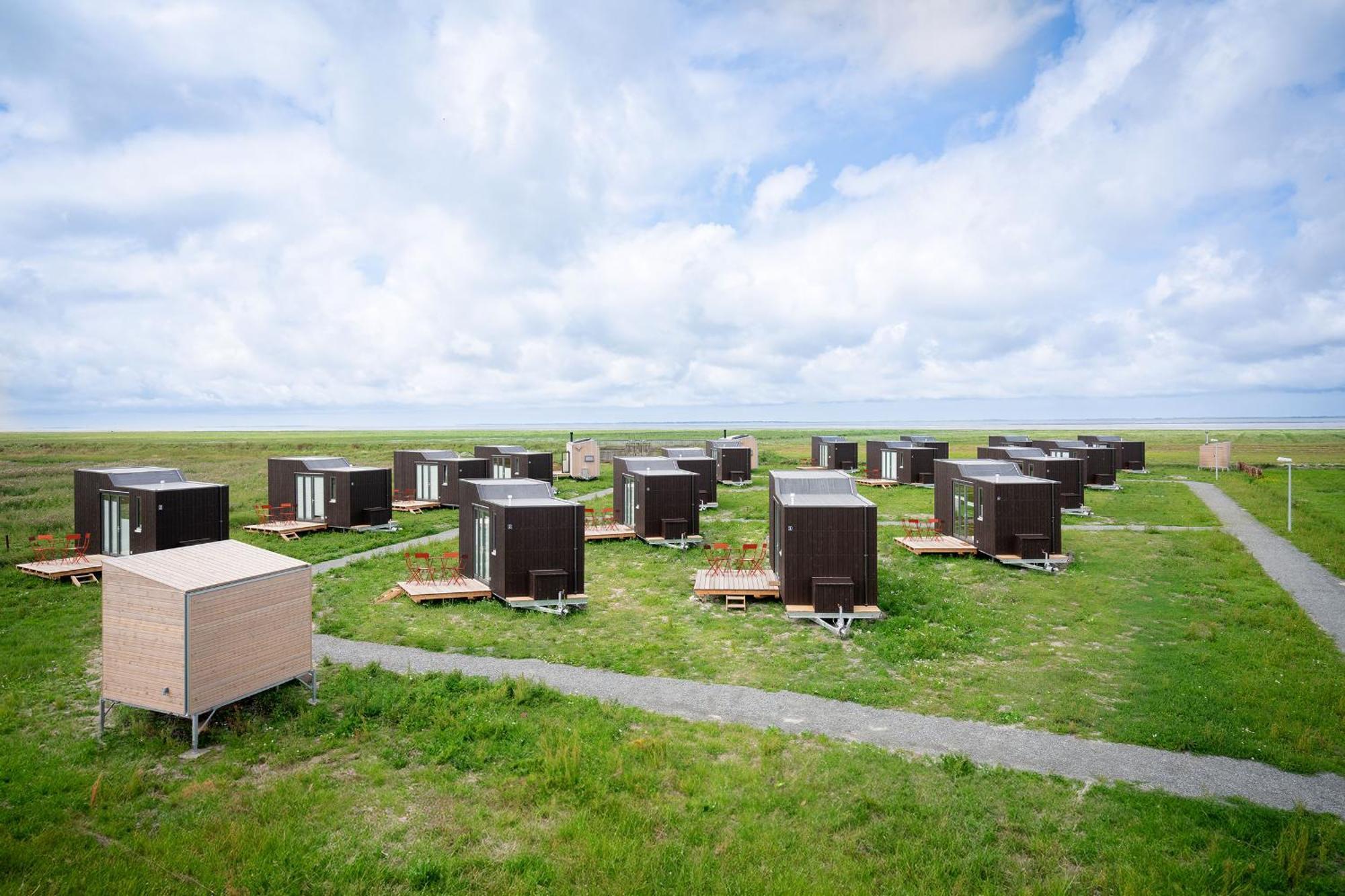 Tiny House Nature 8 Innenlage - Green Tiny Village Harlesiel คาโรลิเนนซีล ภายนอก รูปภาพ